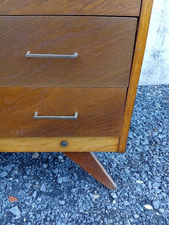 Vintage Scandinavian style drawer chest