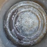 Vintage zinc galvanized steel bucket