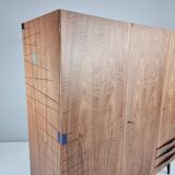 Armoire vintage en noyer, années 1970