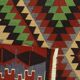 Vintage Turkish Kilim Co Coloured Turkish 175x247 cm Handwoven Bohemian Spirit