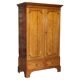 Antique hardwood wardrobe stamped Howard & Son's Berners Street