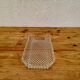 Vintage rectangular glass tidy