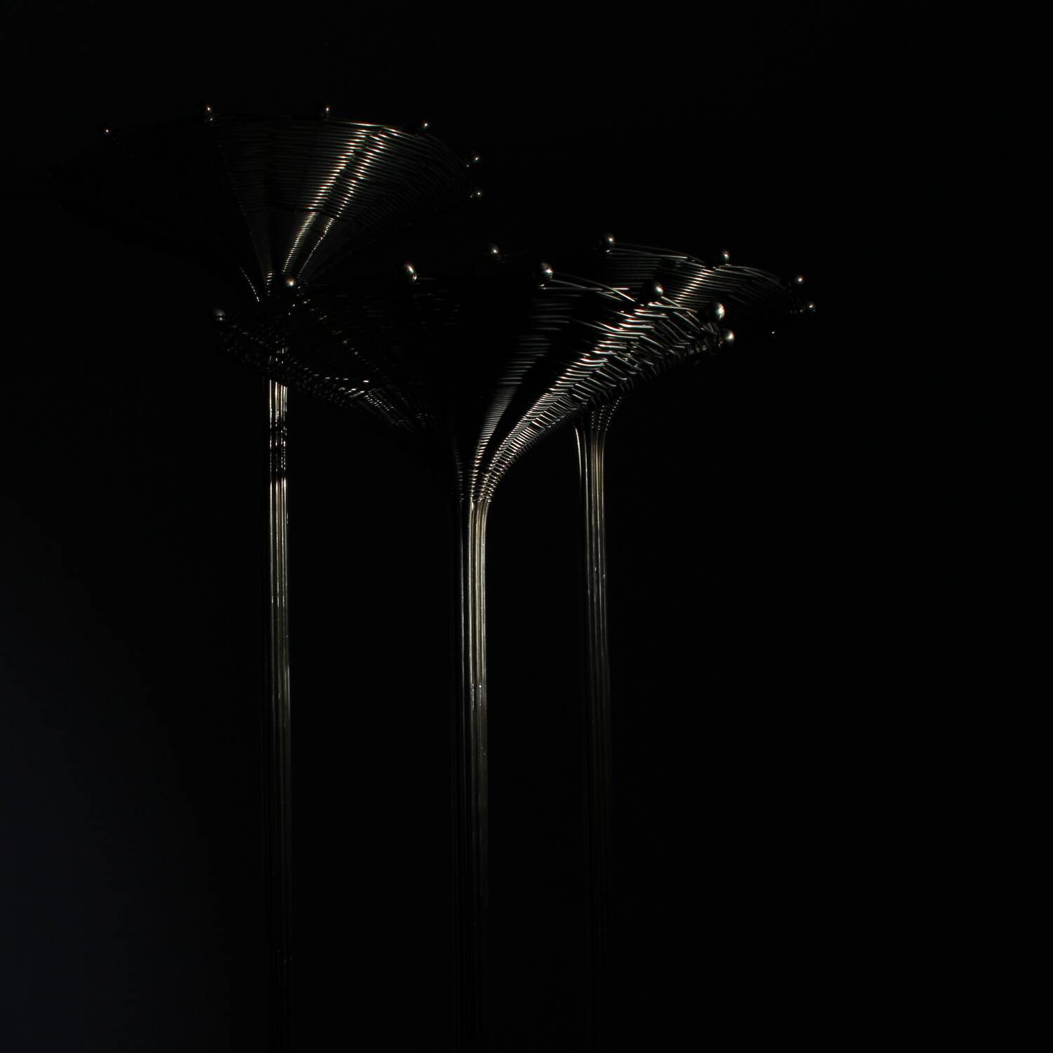 Brass ‚Papyrus‘ Floor Lamp by Nucci Valsecchi | Italy 1970s