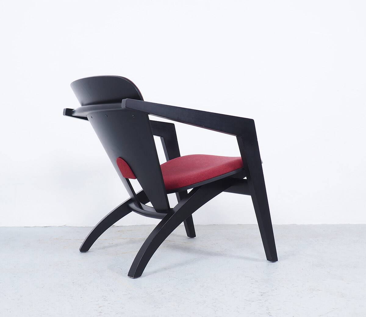 Hans J. Wegner black Butterfly lounge chair by Getama, 1970s