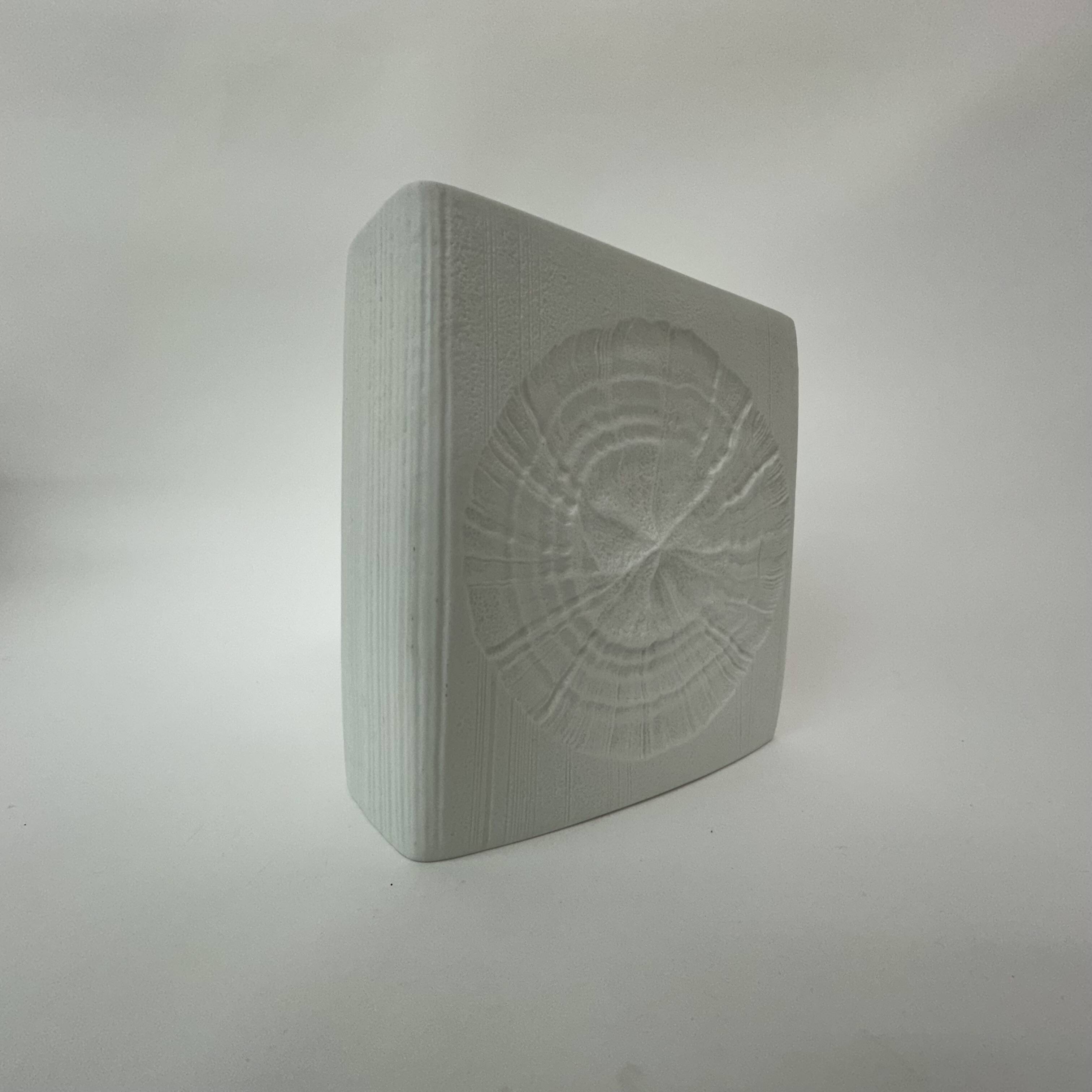 Rare Rosenthal Martin Freyer white ceramic vase , 1960’s