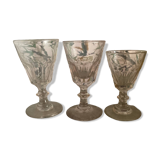 3 glasses
