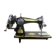 Singer - old sewing machine - black lacquer with golden patterns - very decorative
