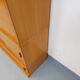 Vintage oak wood secretary bookcase storage furniture