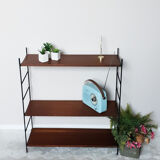 Teak string shelf