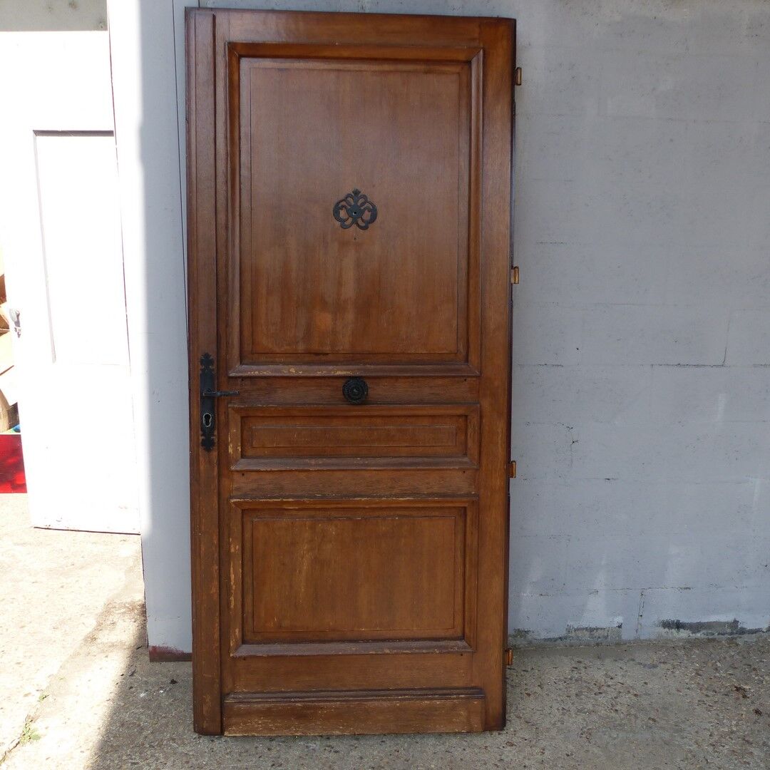 Oak door l 95 cm h 213 cm