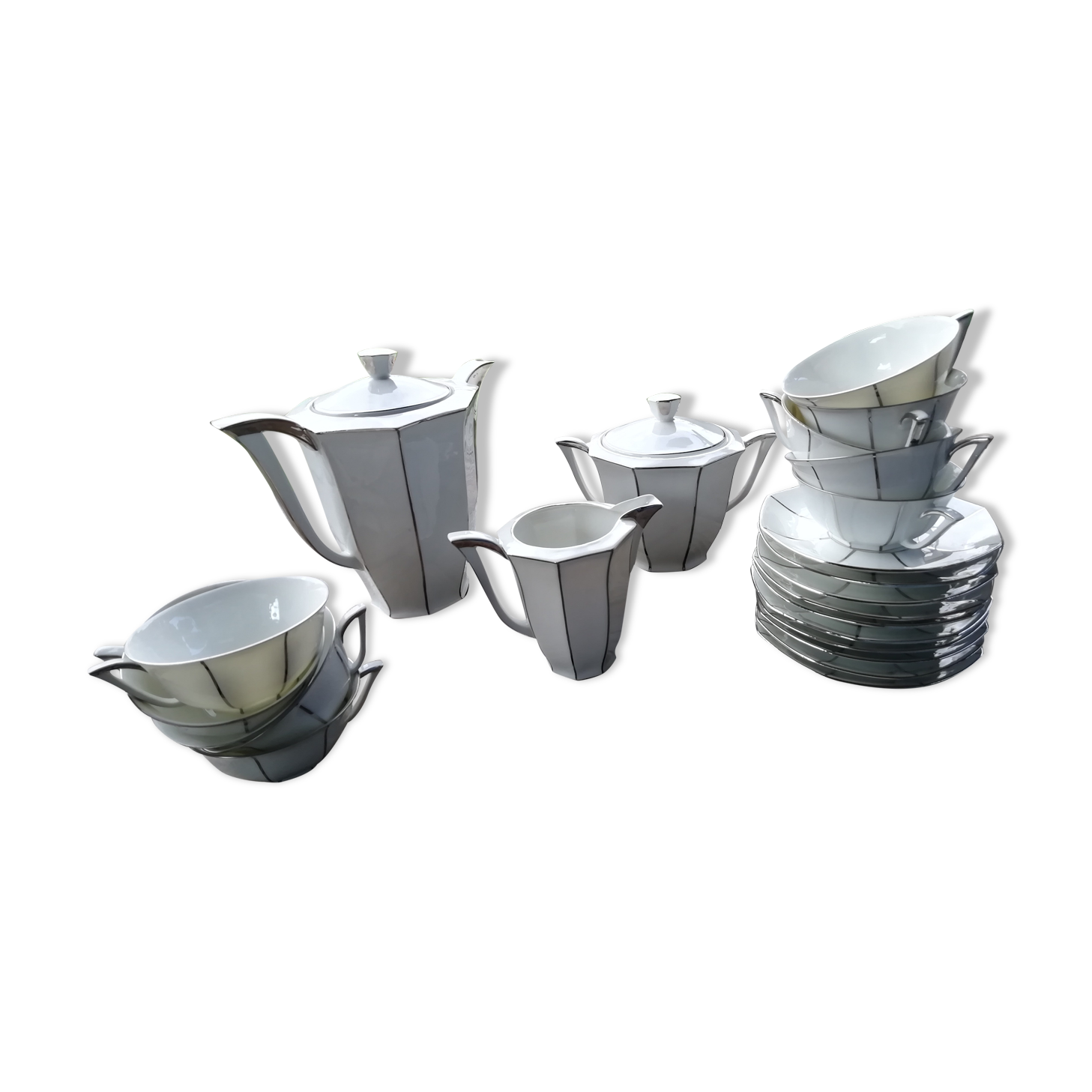 Art Deco coffee service