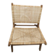 Chaise lounge rotin