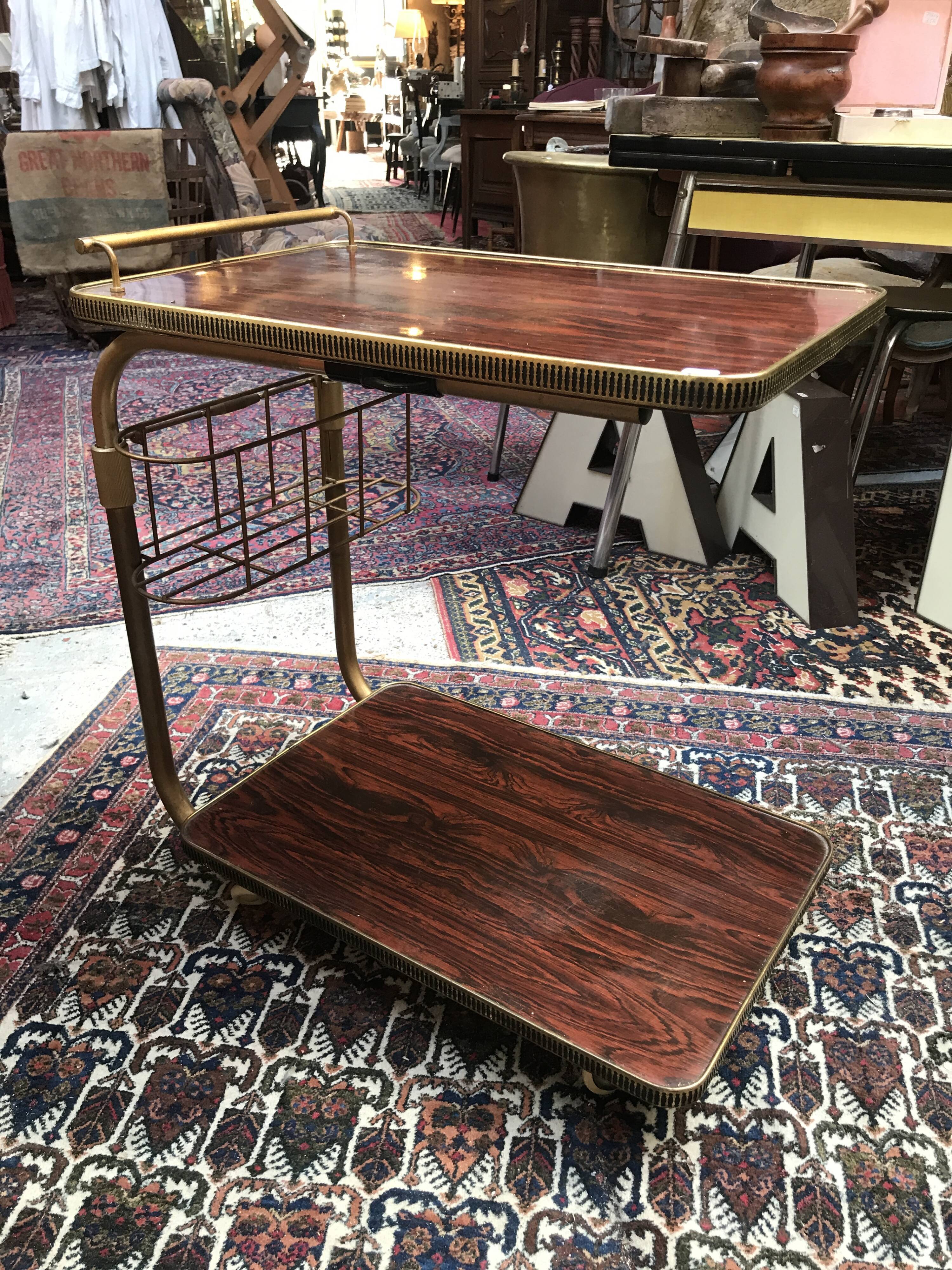 Trolley vintage 1960 removable tray