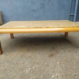 Table basse architonic en travertin