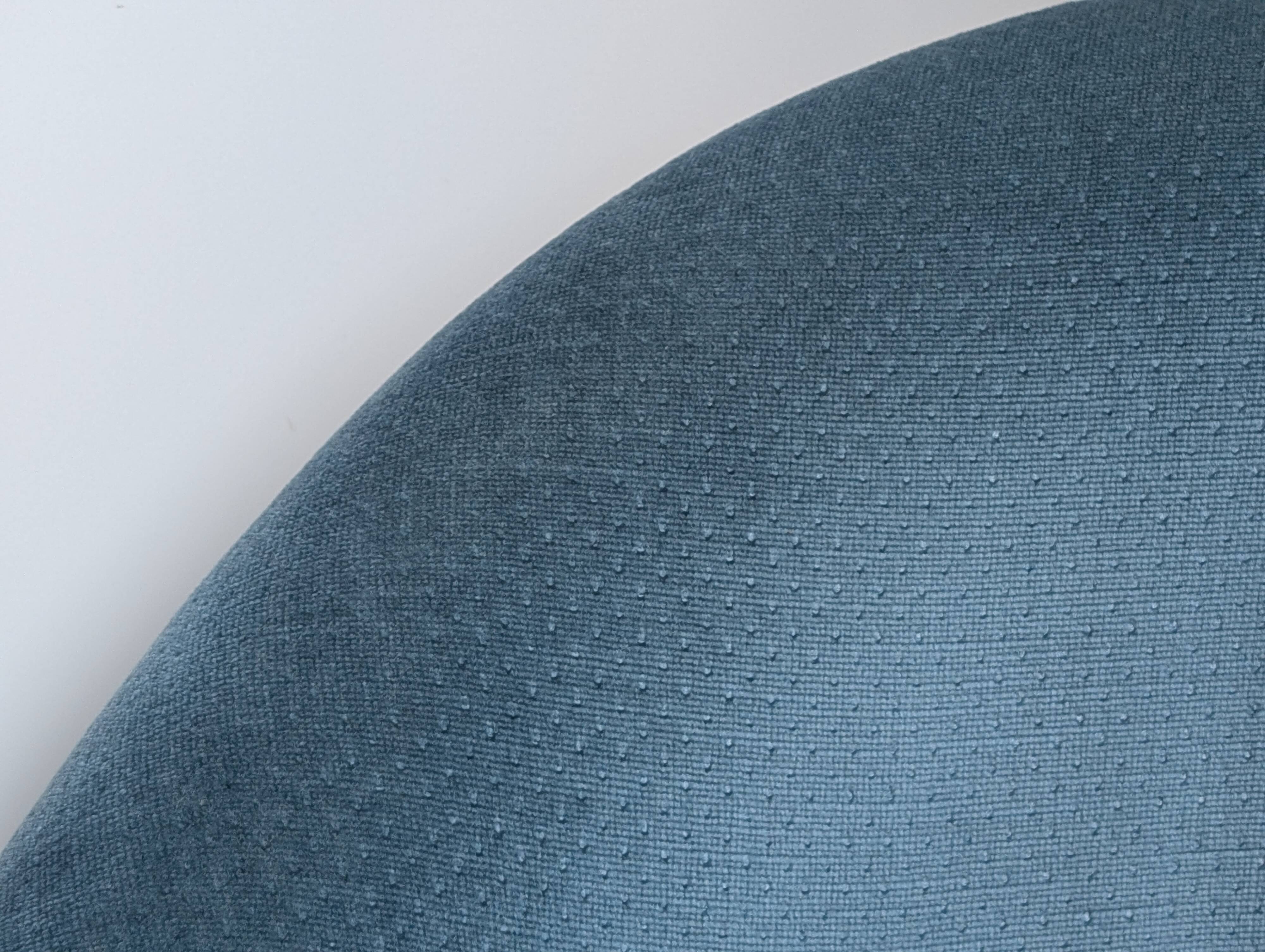 Pair of velvet toad armchairs