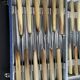 Coffret de 24 couteaux art déco lame inox et manche corne