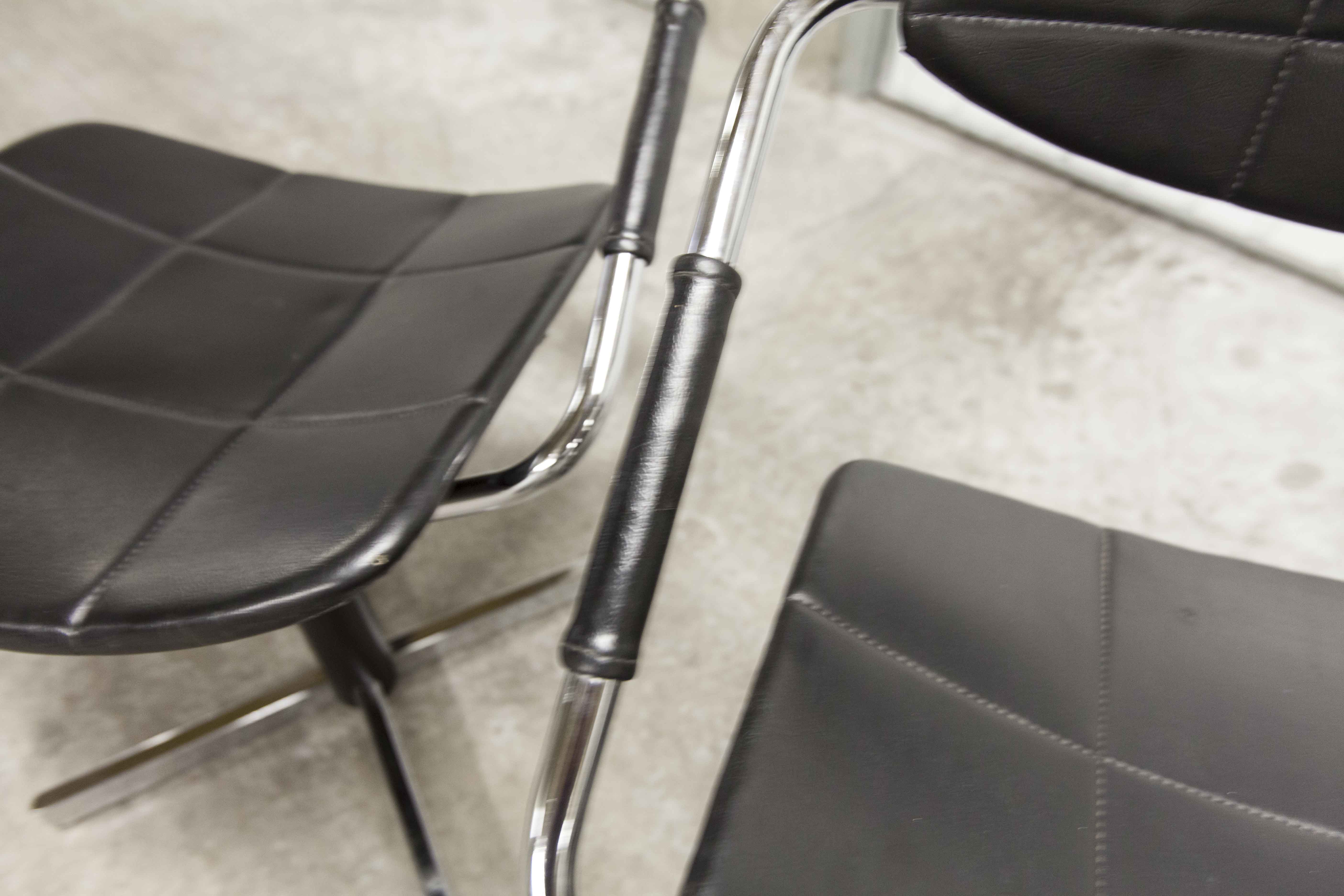 Set of 4 chairs armchairs Steiner model unesco 1962
