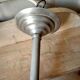 White opaline globe suspension on stem and aluminum metal structure