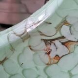 Art deco pendant lamp marbled glass ceiling light