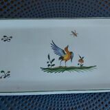 Cake dish - Moustier décor