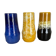 Set of Three Pottery Fat Lava "Supercolor" Vases Made by Scheurich Germany 1970s