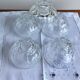 Lot de 5 coupelles verre transparent - vintage