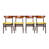 1960s Set of Four Retored Dining Chairs by Farstrup, Denmark