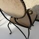 Vintage wrought iron chair design 80s/90s