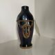 Vase en céramique à coulures d’émail, monture en laiton, vers 1920, Be