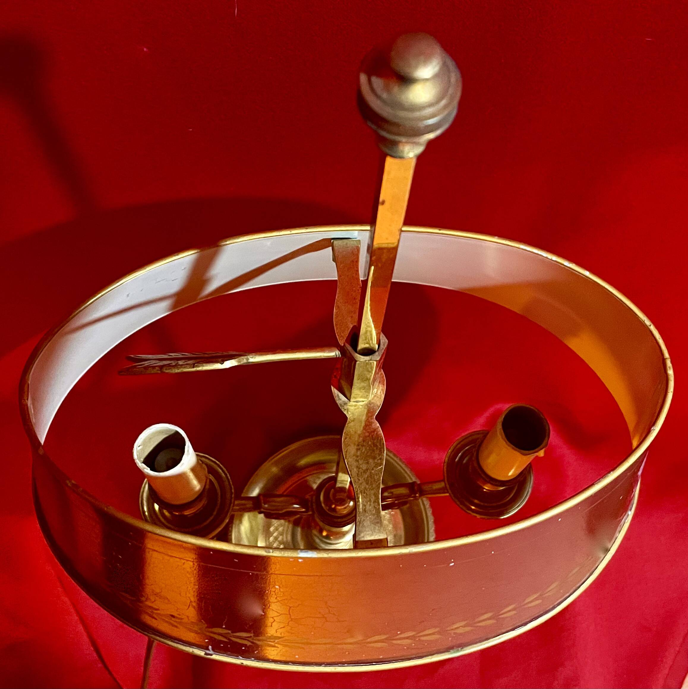 Vintage Empire Hot Water Bottle Lamp by Lucien Gau