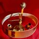 Lampe Bouillotte vintage, Empire, par Lucien Gau