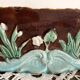 Art Nouveau slip dish