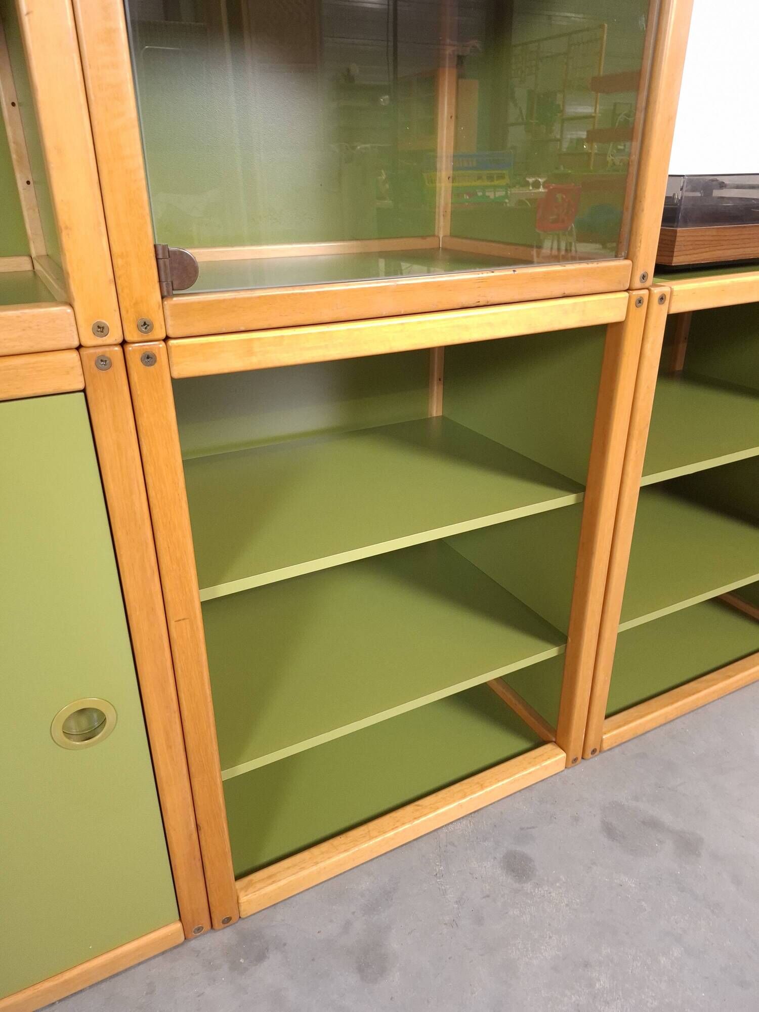 Design Flötotto Profilsystem Modulaire Kast – 6 Delen – Groen Beuken, Lp