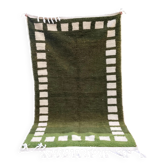 Tapis marocain en laine naturelle tissée à la main