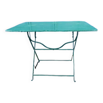 Old folding garden table