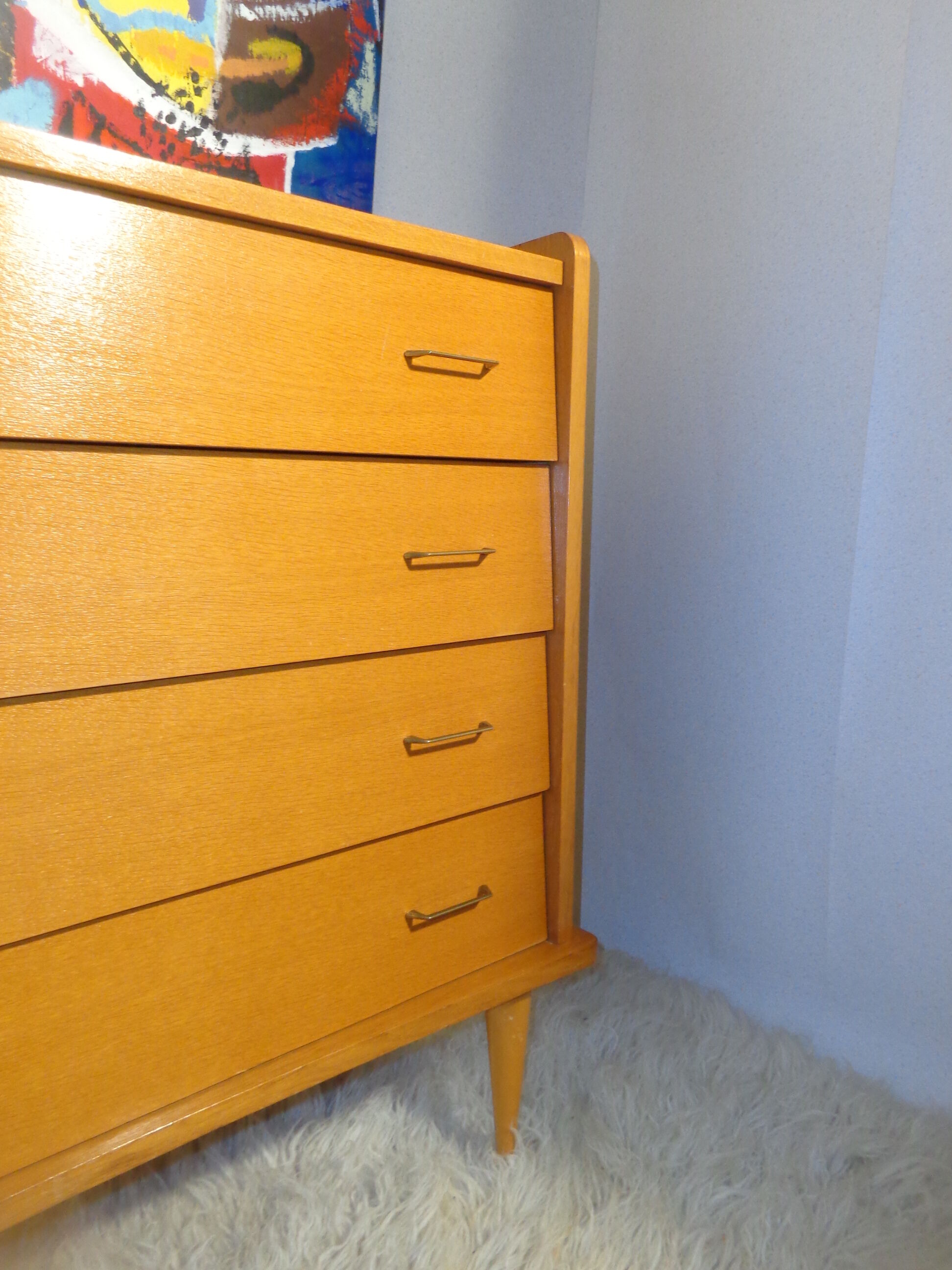 The 1960s vintage dresser stamped