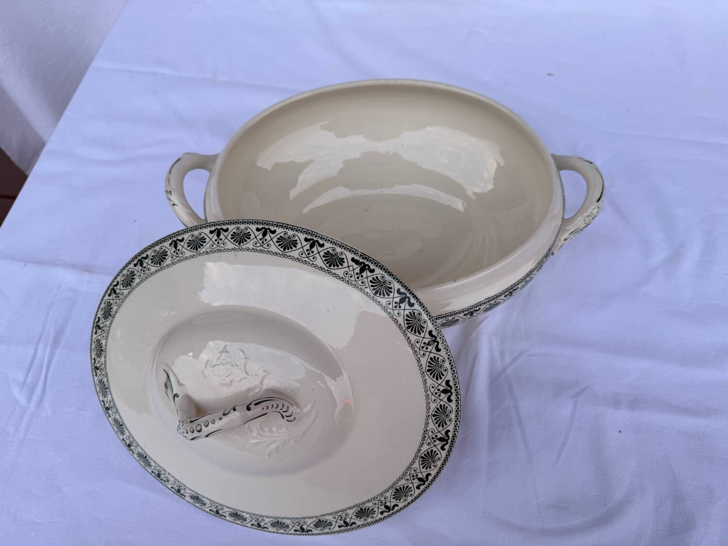 E. Bourgeois Porcelain Tureen