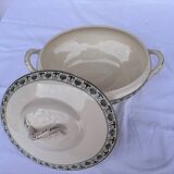 E. Bourgeois Porcelain Tureen