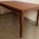 Grande table de ferme en chene des années 50 extensible