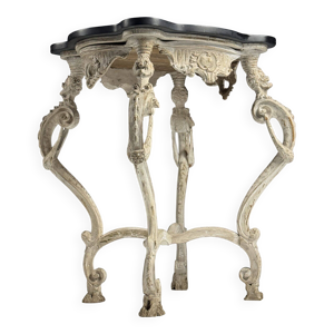 Table d'appoint française - plateau bois