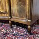 Art Deco buffet in mahogany, oak, and marble top.