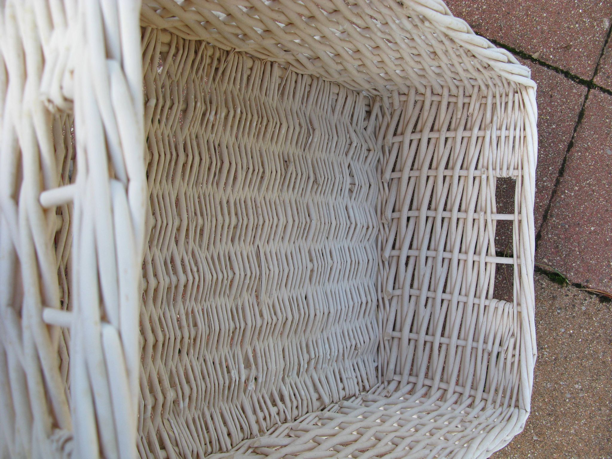 set of 4 large wicker baskets
