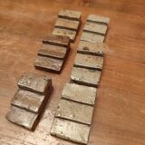 6 portes couteaux en grès émaillé
