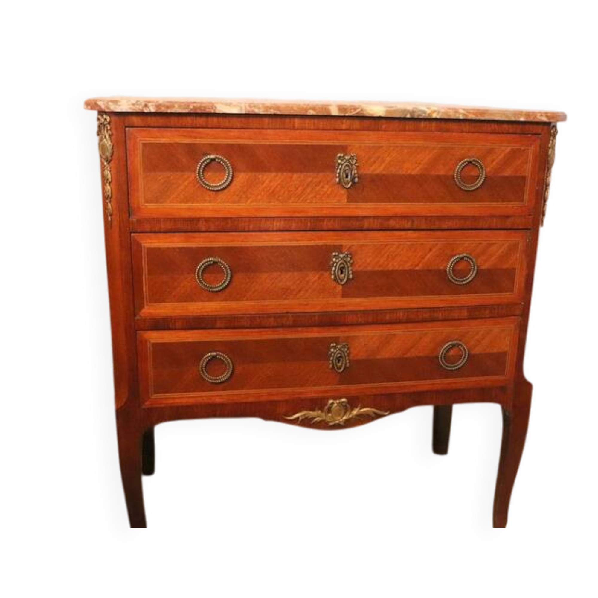 Commode sauteuse ne bois de placage