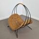 Firewood or newspaper basket | 1950s