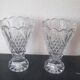 Pair of crystal vases