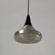 Crystal glass ceiling light with a metal frame, 1960s, Germany