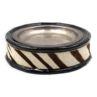 Hollywood regency ceramic ashtray / vide poche, Viba Ceramiche, ca. 1970