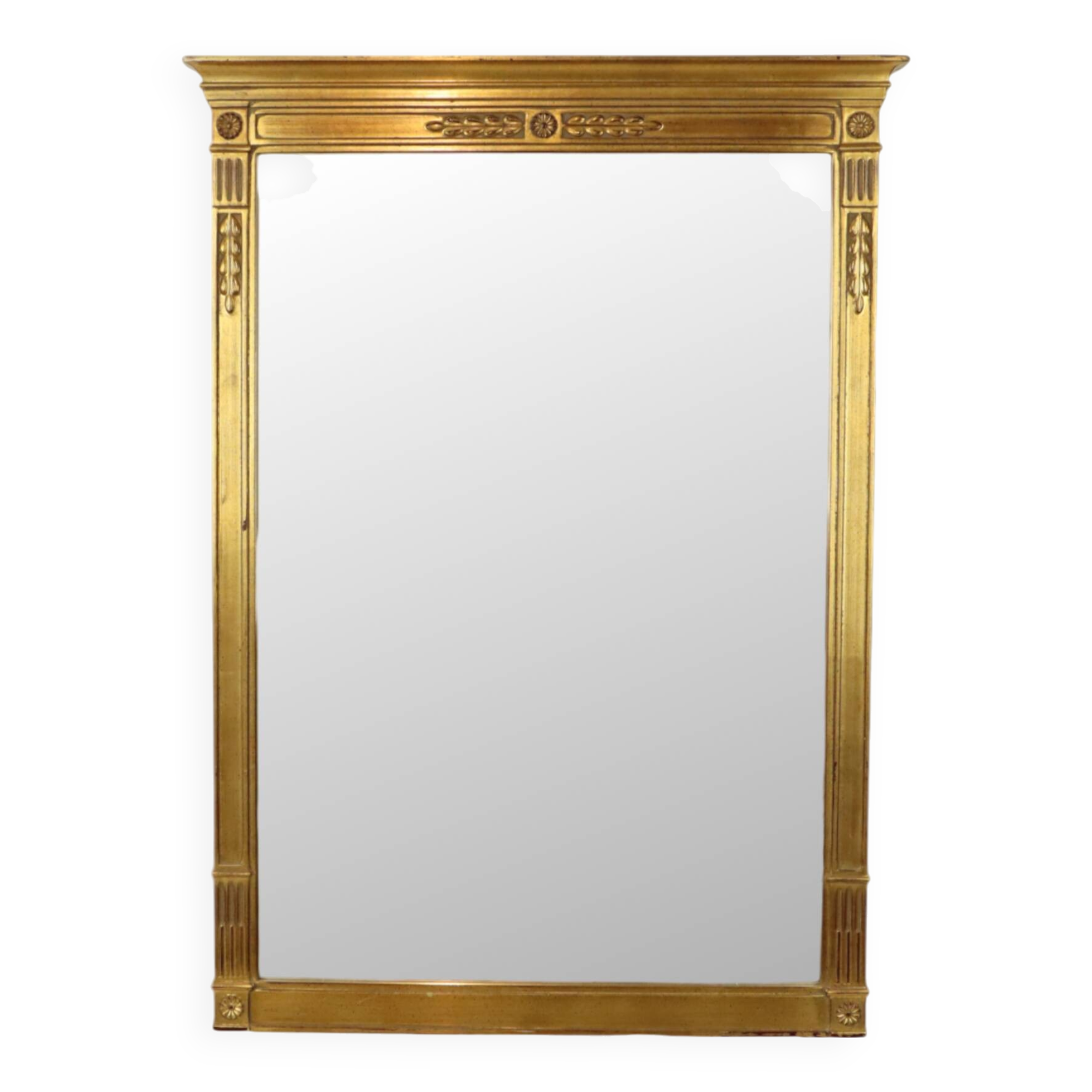 Miroir Vintage Deknudt Doré Style Empire Doré 102cm