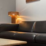 Canapé 3 places en cuir Robin Day pour Habitat vintage